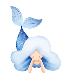 Mermaid - Floor Decor Stands $25.00