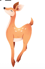 Oh Deer - Floor Decor Stands $25.00