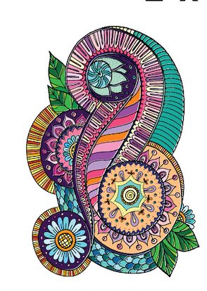 Paisley - Floor Graphics- $25.00