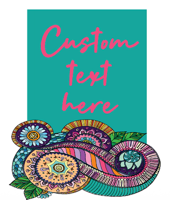 Paisley - Floor Graphics- $25.00