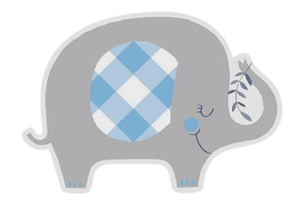 Blue Gingham - Floor Graphics - $25