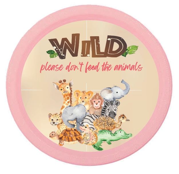 Wild One on the Way Plates