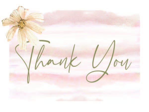 Wildflower - Thank You Cards - $20