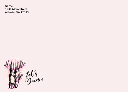 Dancer - Invitations  $25.00