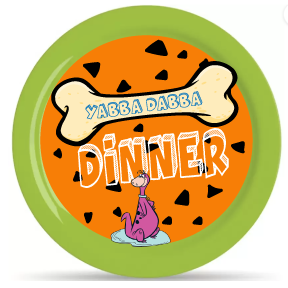 Yabba Dabba - Plates $25.00