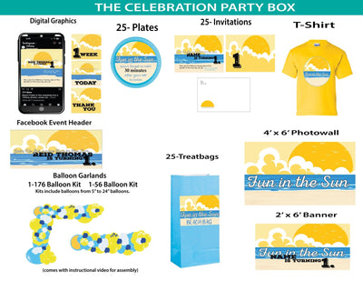 Beach - Celebration Party Box - A Bash In A Box