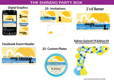 Beach - Shindig Party Box - A Bash In A Box