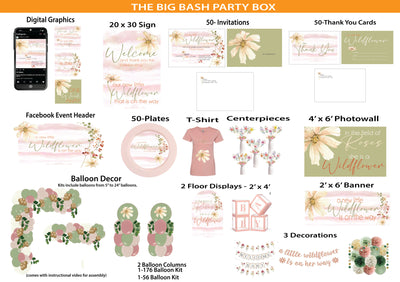 A Wildflower is on the Way -Big Bash Party Box