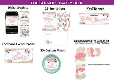 Boho Oh Baby -Shindig Party Box