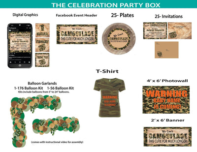 Camo this Cutie - Celebration Party Box - A Bash In A Box