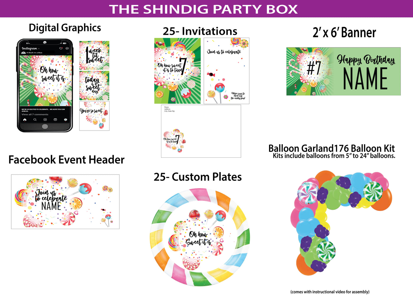 Candy -Shindig Party Box
