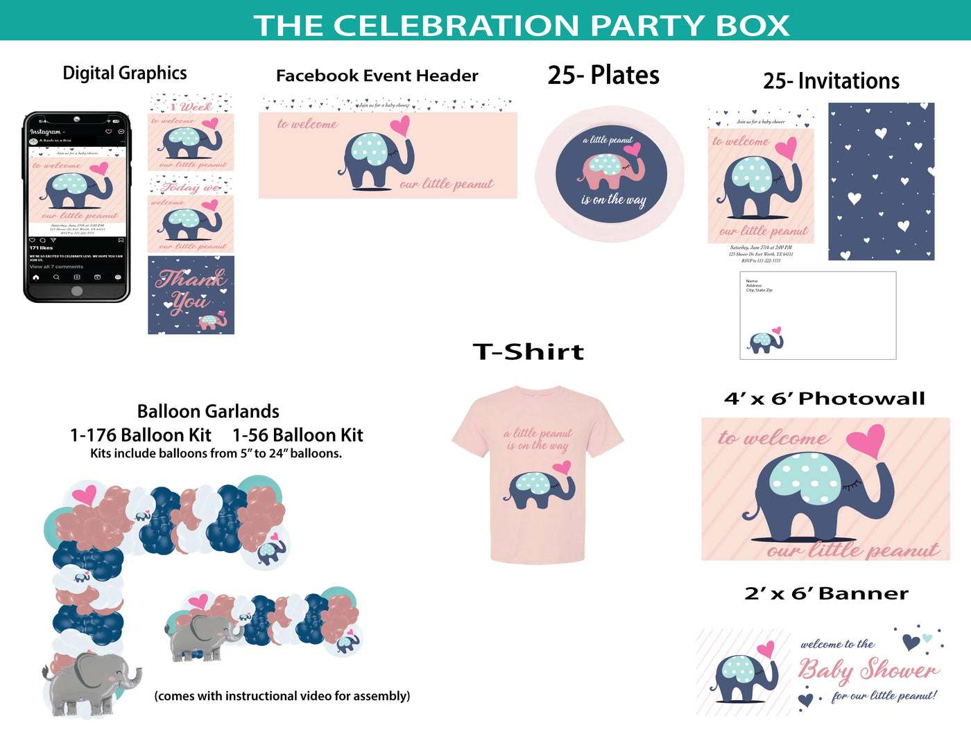 My Little Peanut -Celebration Party Box