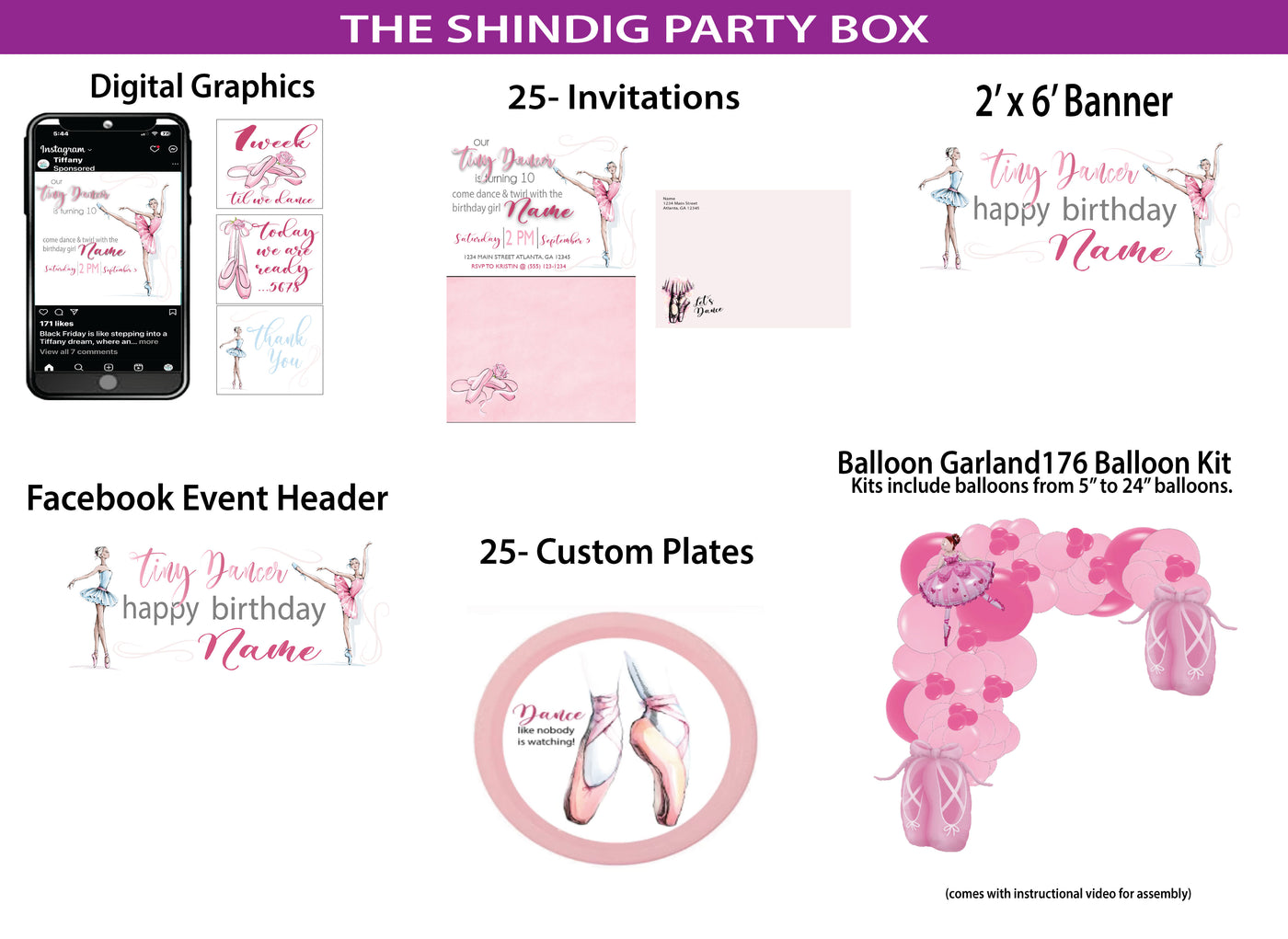 Dancer -Shindig Party Box