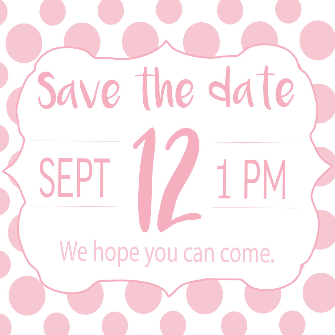Pink Polka Dot Baby Shower