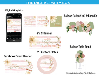 A Wildflower is on the Way -Digital Party Box