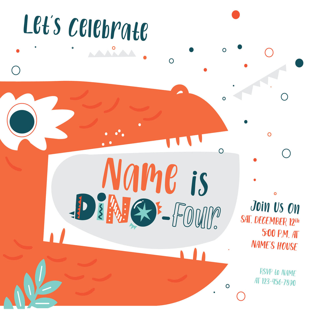 Dino-four Birthday Box