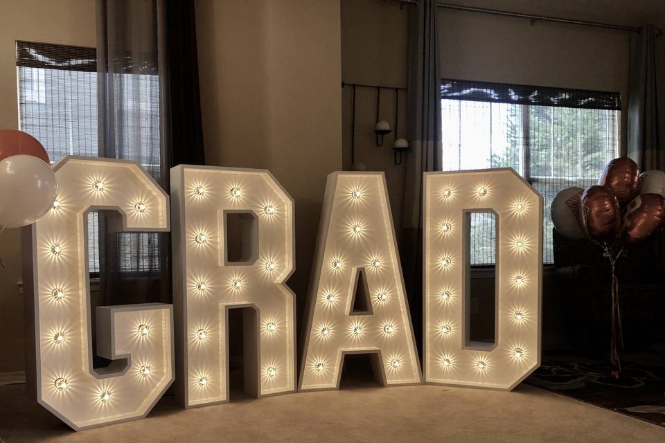 Marquee Letters - RENTAL