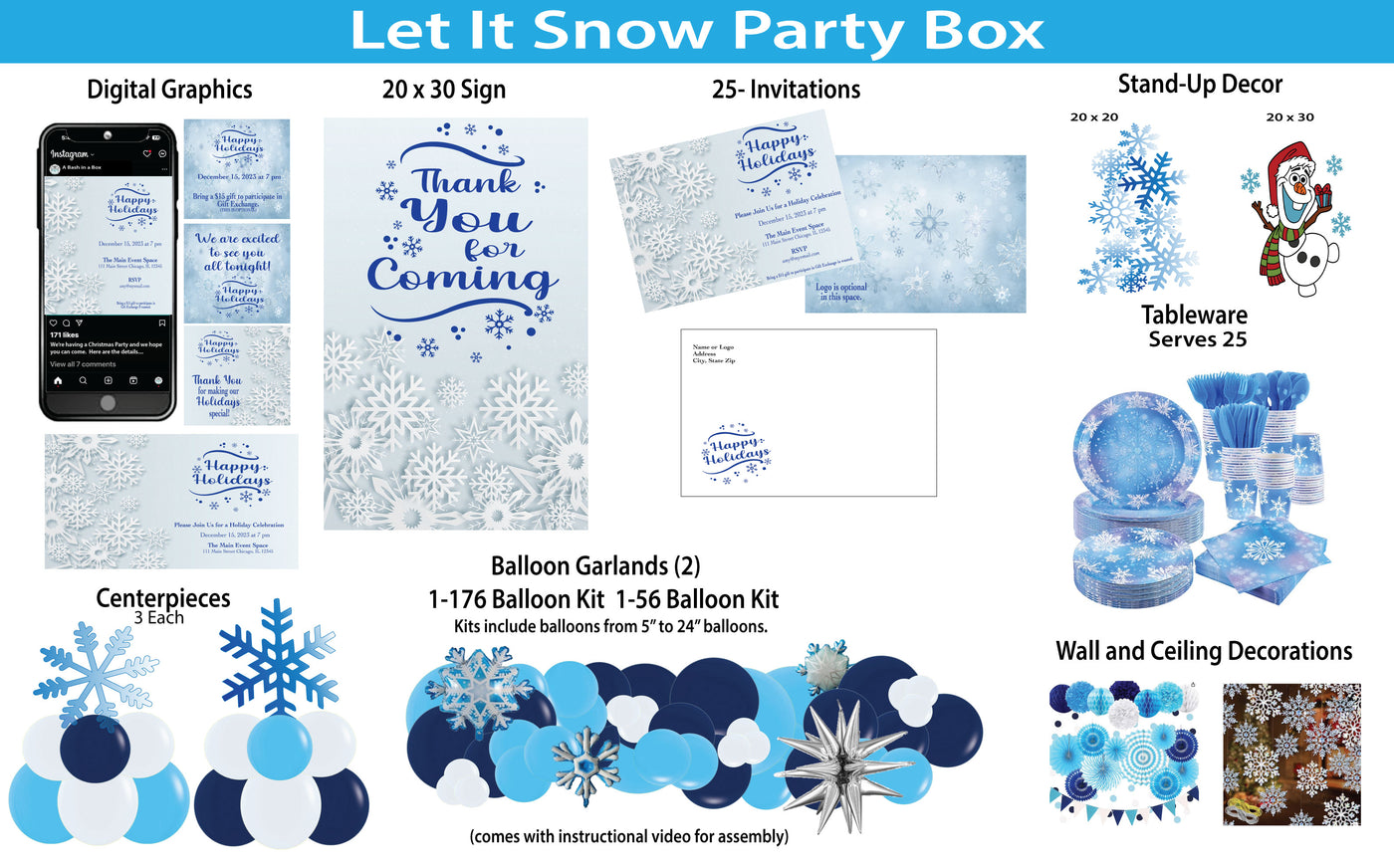 Let it Snow Party Box