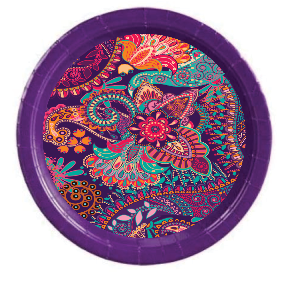 Paisley - Plates- $25.00