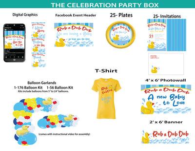 Rubber Duck -Celebration Party Box