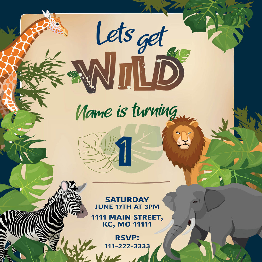 Safari Birthday Box