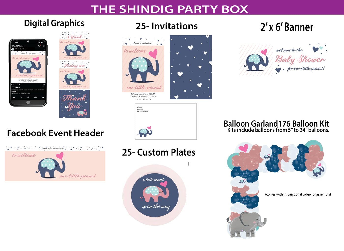 My Little Peanut -Shindig Party Box