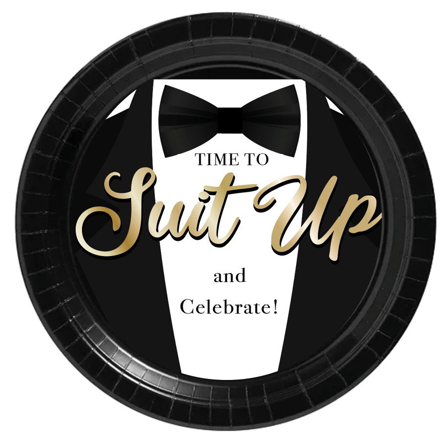 Suit and Tie - Plates $25.00