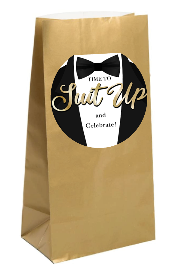 Suit and Tie-Treat Bags $25.00