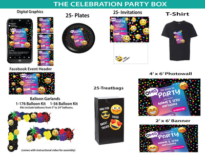 Texting_Emoji -Celebration Party Box