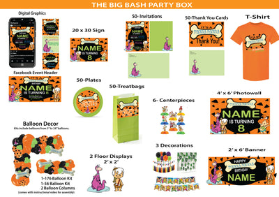 Yabba Dabba Birthday -Big Bash Party Box