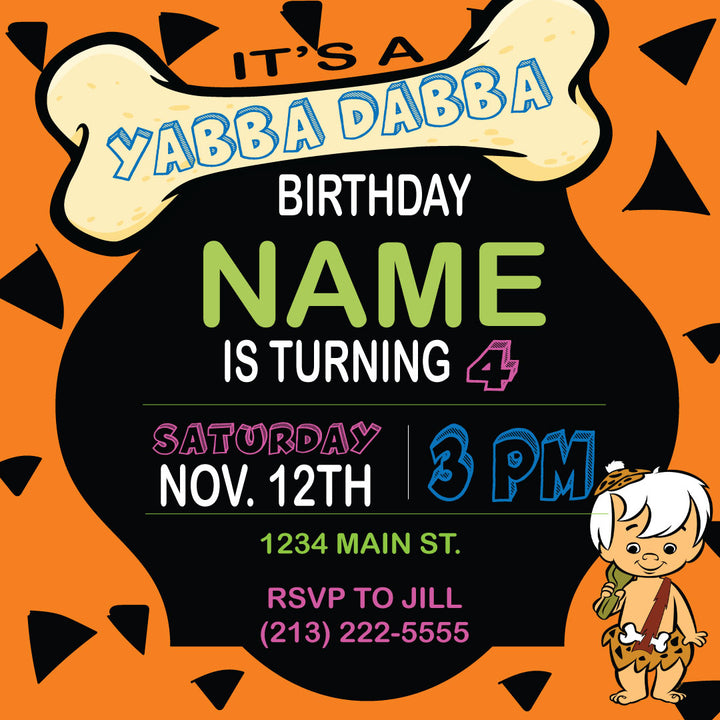 Yabba Dabba  - Digital Graphics $10.00
