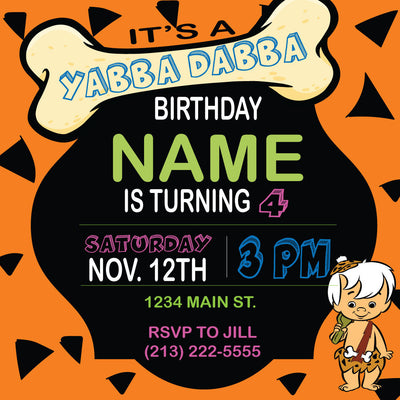 Yabba Dabba Birthday -Celebration Party Box