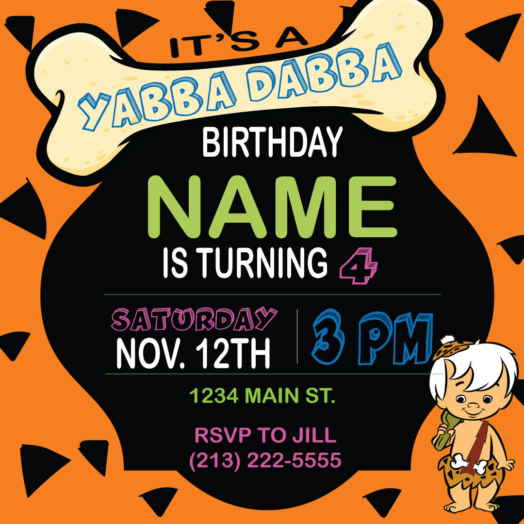 Yabba Dabba Birthday Box