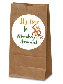 Young, Wild, and Three -  Treat Bags $25.00