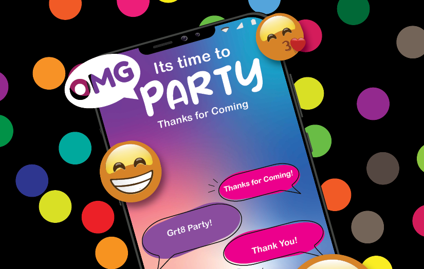 Social Media Thank you cards and envelopes